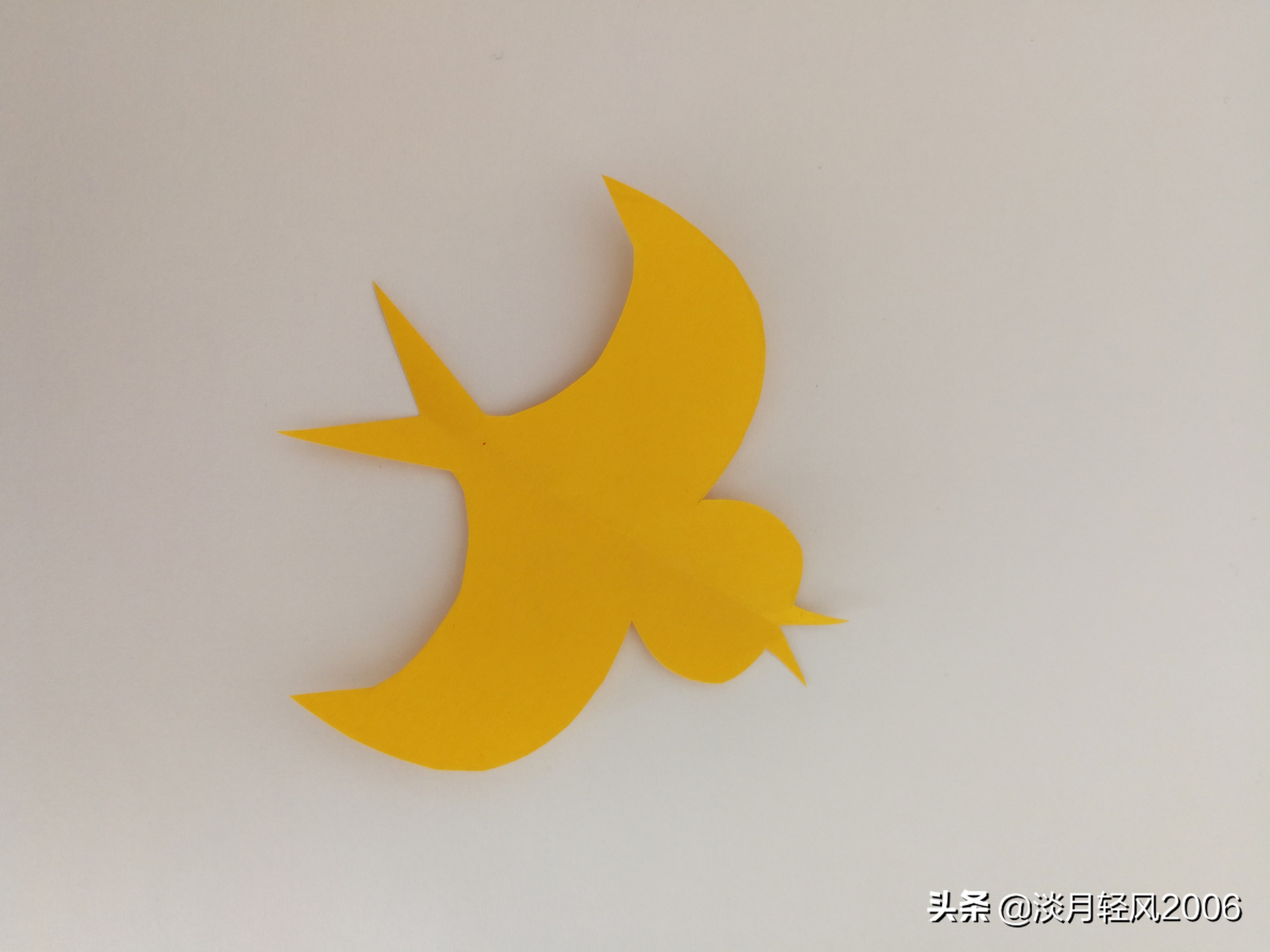 剪纸大全儿童圆形,幼儿手工剪纸小飞鸟