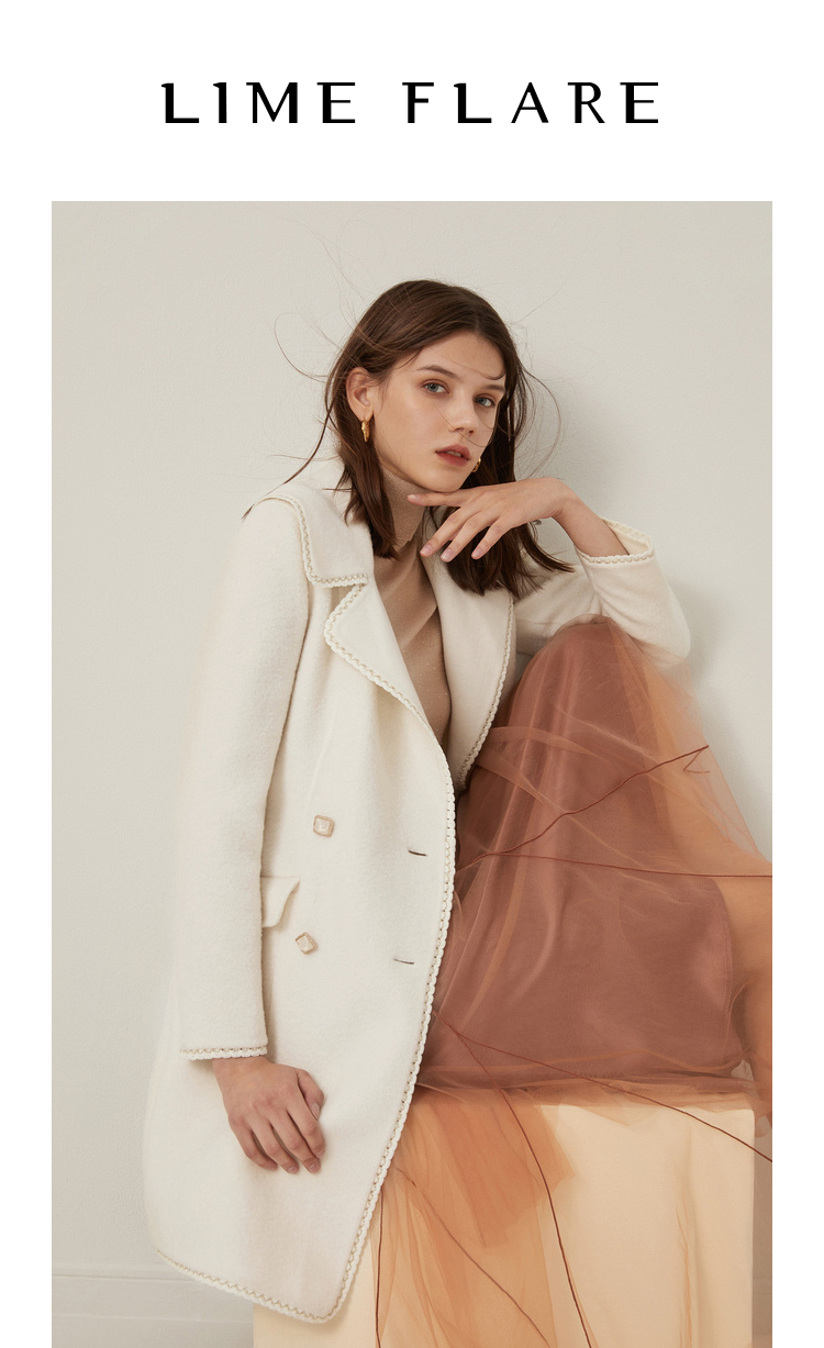 莱茵新款大衣,春季莱茵蓝色外套穿搭