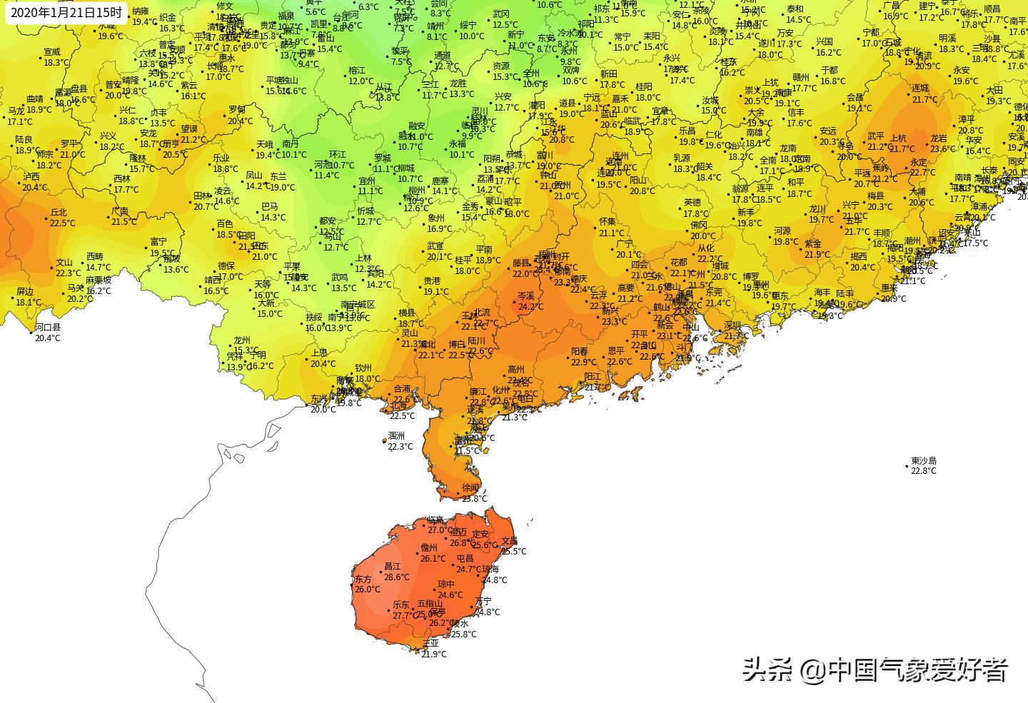 1月中旬寒潮预测天气变化,南方未来几天出现了雨雪天气