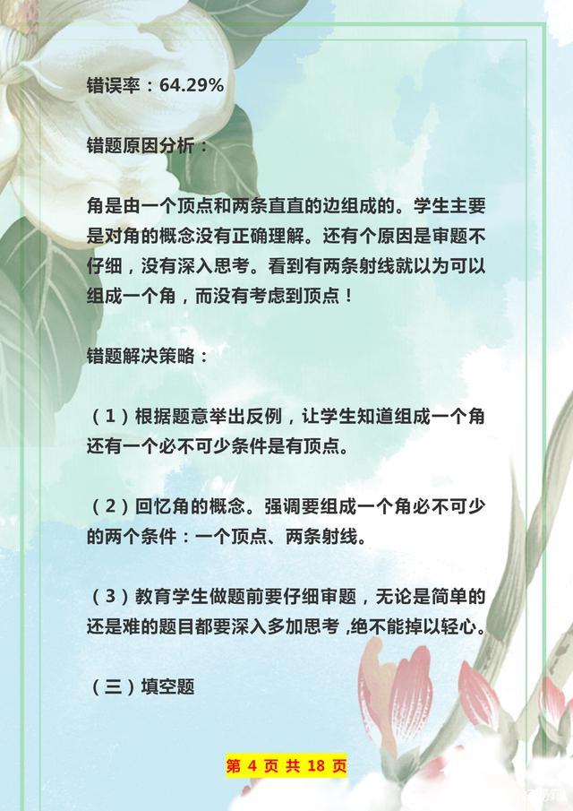 小学数学易错题集整顿的最好方法,小学数学易错题整顿