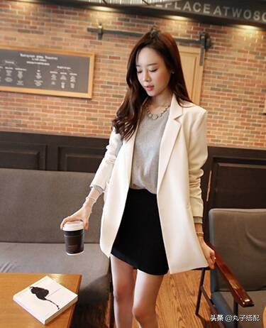 小个子如何搭配米色长西装,小个子女生怎么将西装穿出高级感