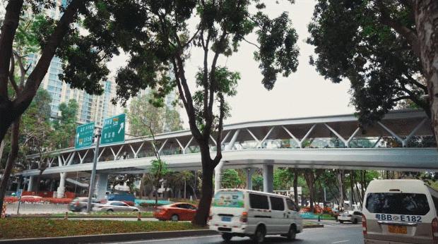 绝美罗湖这些人行天桥大变样,人行天桥夜景罗湖