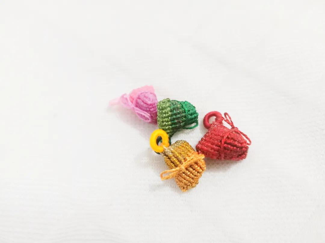 端午节手绳编粽子视频,端午节粽子编绳最简单