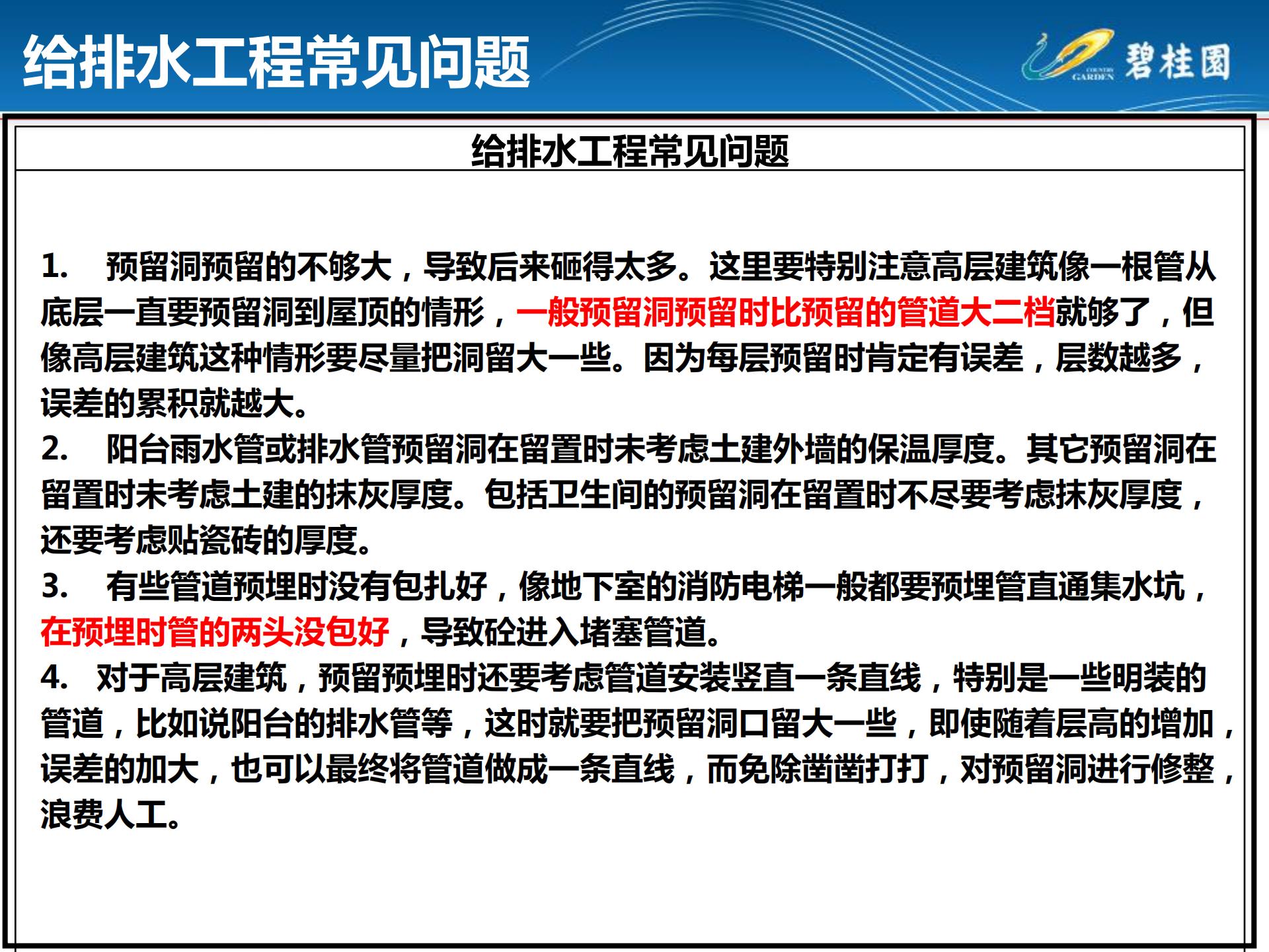 房建机电安装通病图,室内施工工艺质量通病