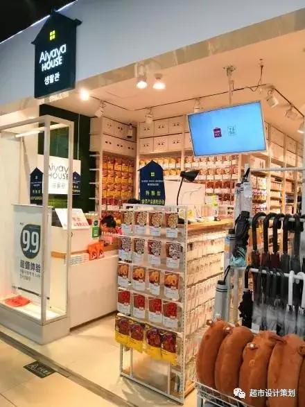 超市洗化区端架创意陈列图片欣赏,2000平超市布局与商品陈列图