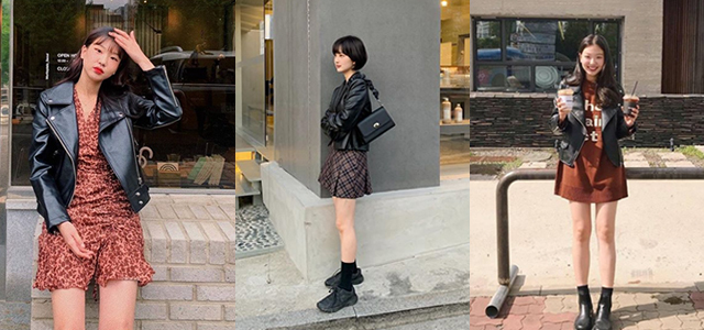 秋冬「黑色皮衣」瞬间帅到爆燃街头，6个终极穿搭公式