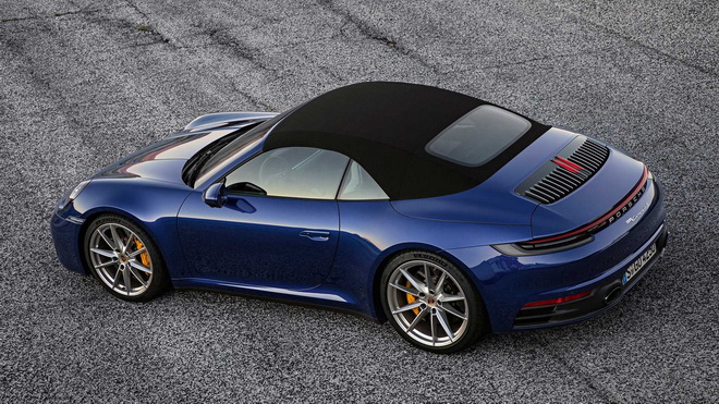 2020保时捷911cabriolet街拍,porsche911