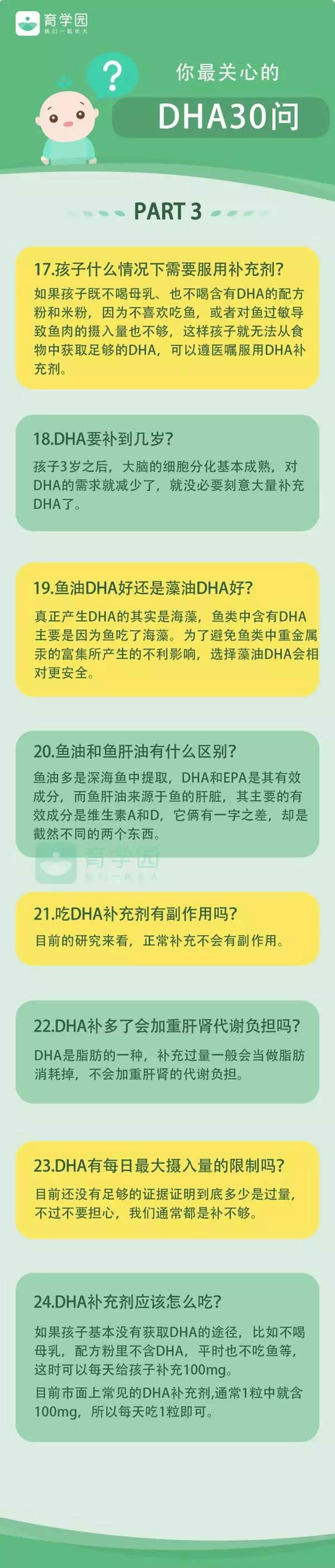 越来越多的家长给孩子补充dha,什么情况下需要给宝宝补dha