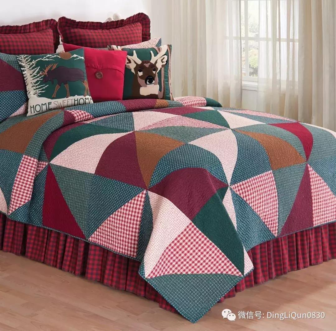 拼布三件套图片大全,拼布作品衣服