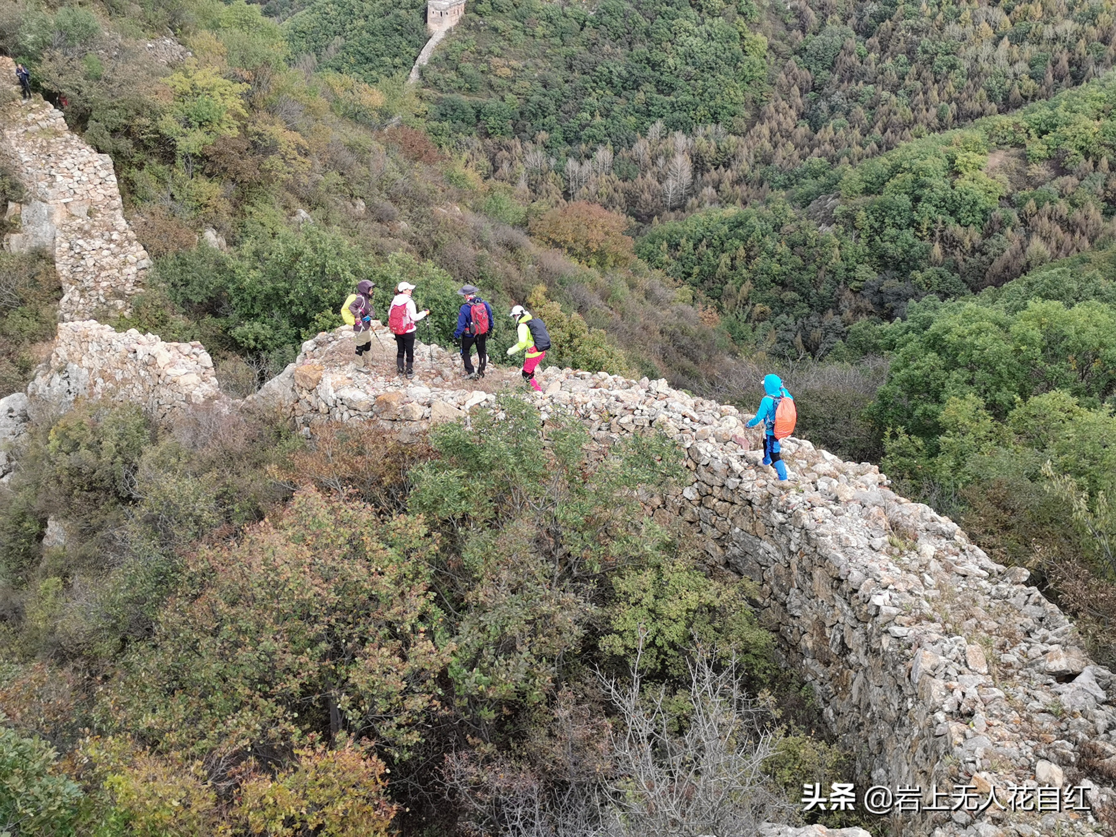 司马台东段长城之5：五道梁、倒班岭口之菱形楼、白头楼、水门洞