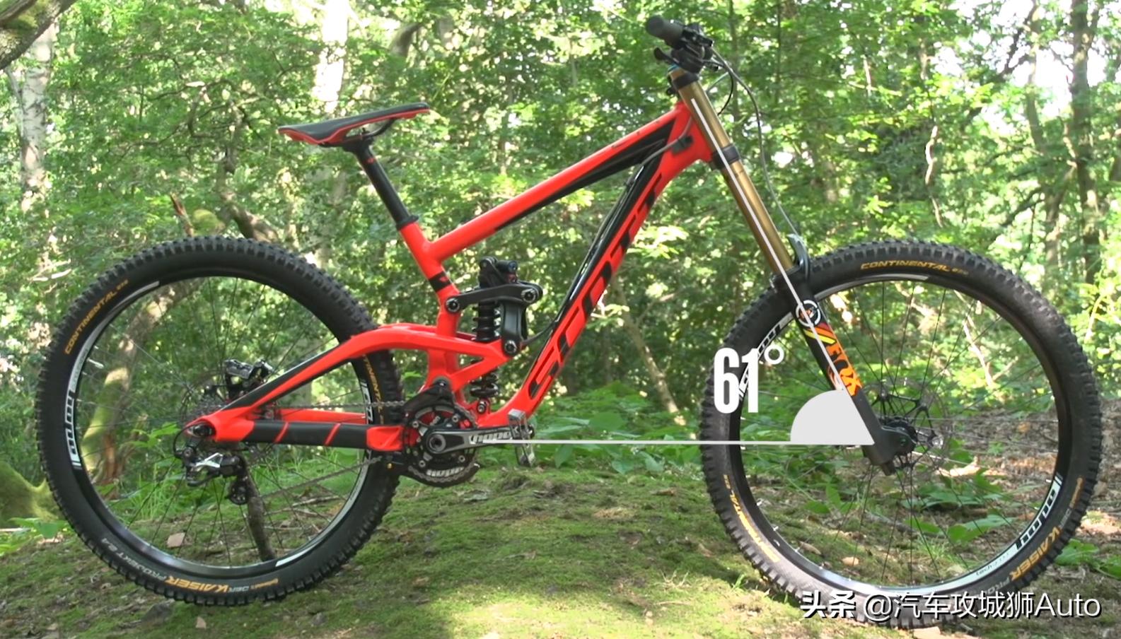 自行车主销后倾角,摩托车后减震为什么有倾角