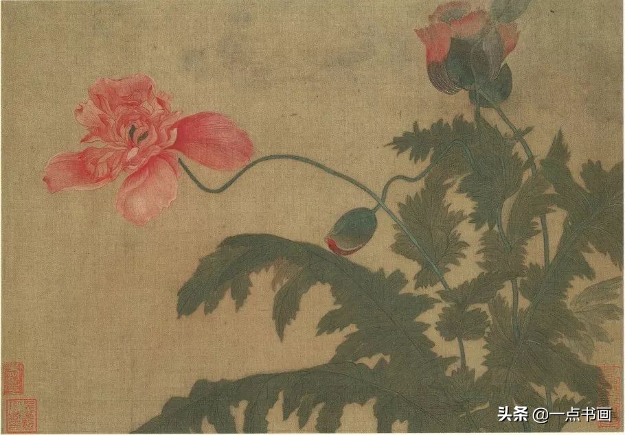 清代山水花鸟画家名单,清代画家朱耷的花鸟画画得很简练