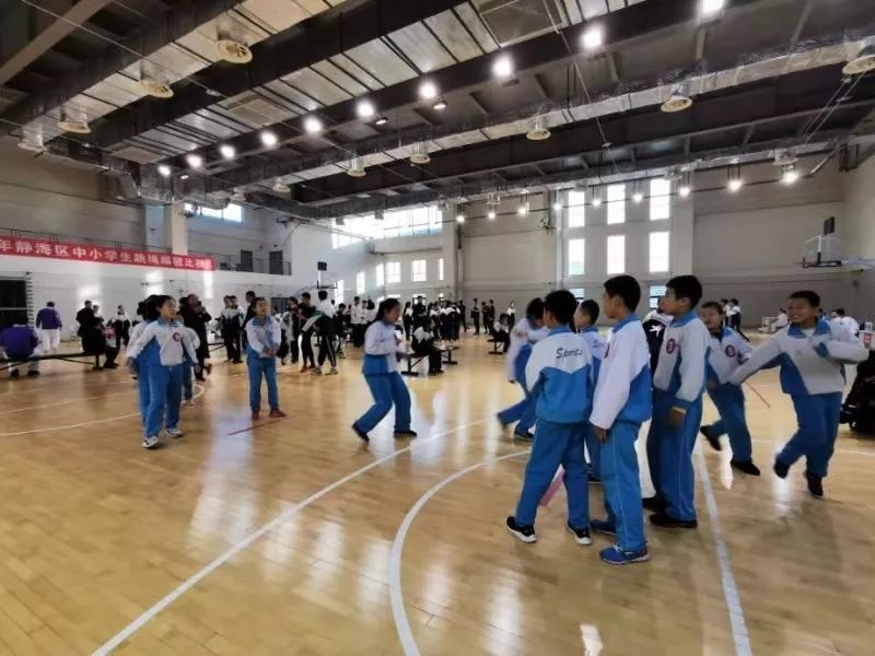 静海中学生跳绳,静海区中小学跳绳踢毽比赛