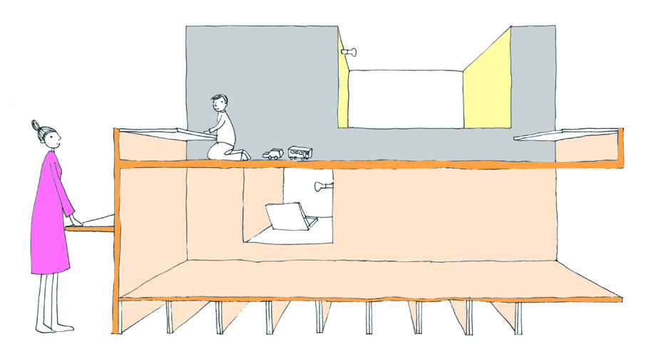 71平房子住6口人，4个孩子每人房间仅2㎡爬着进去，像睡在壁橱里