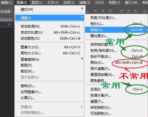 ps快捷键的记忆口诀,ps快捷键速记