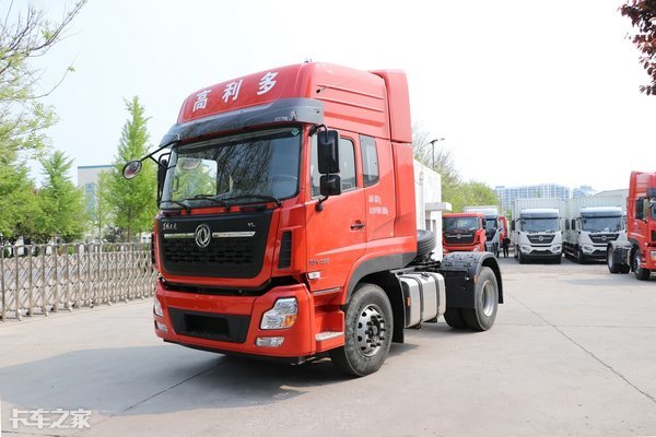 东风天龙4x2港口牵引车,目前最便宜4x2港口牵引车