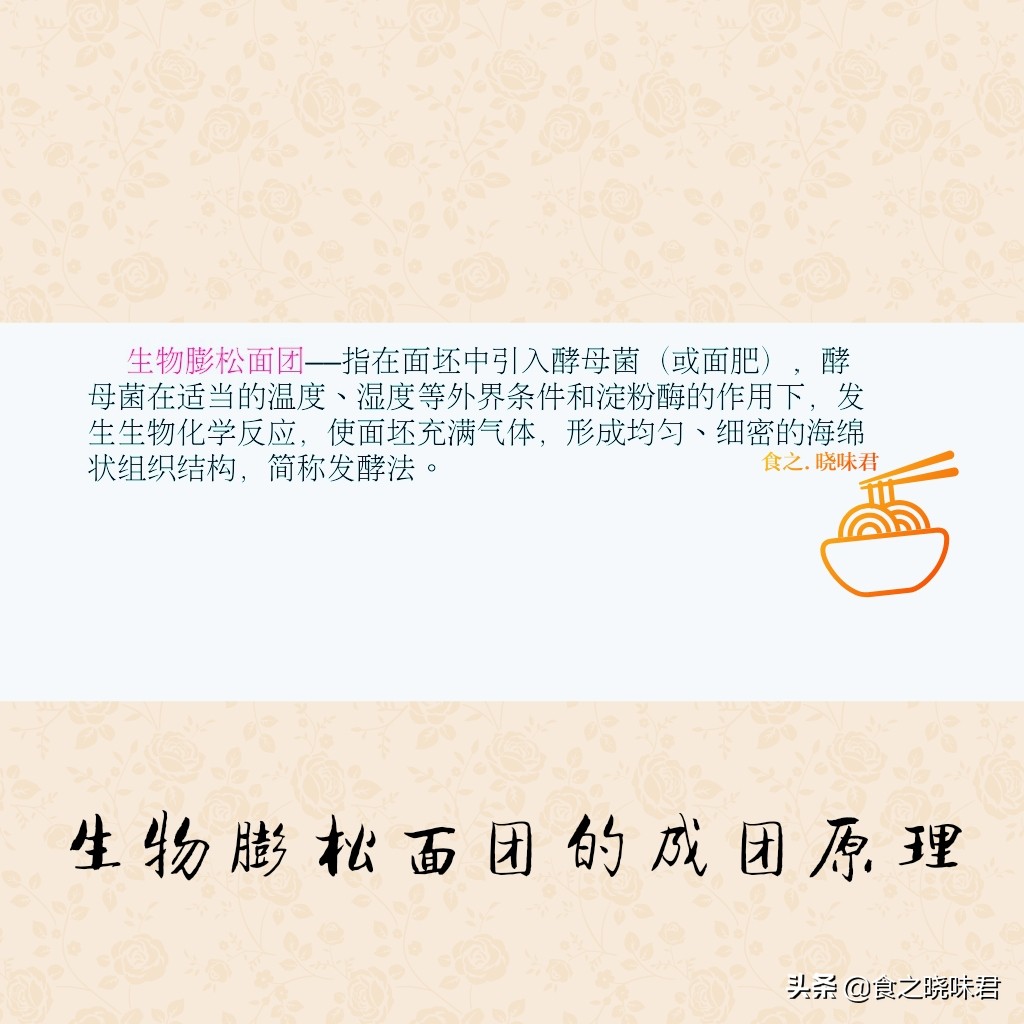 酵母膨松面团配方,面团膨松必须具备哪些条件