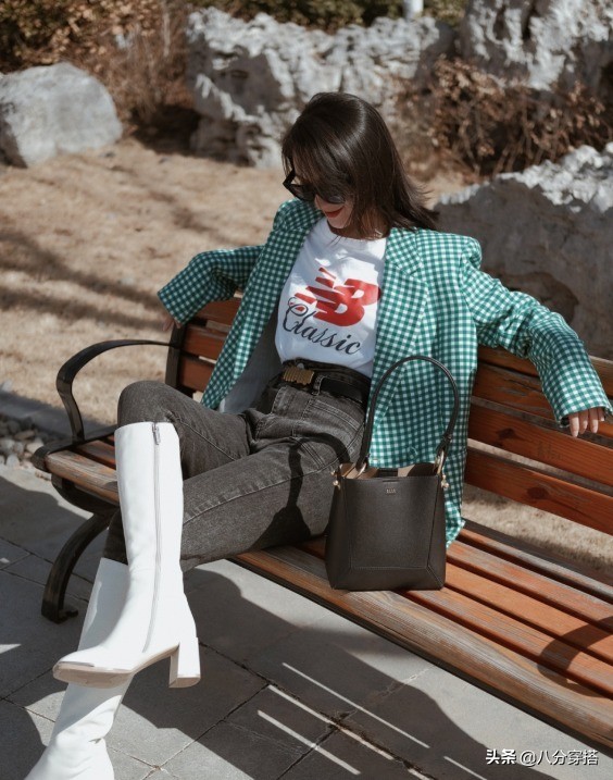 格纹西装秋冬正式搭配,2020秋冬时装单品格纹西装