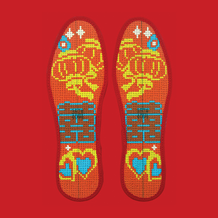 鞋垫绣花鞋垫,莒南鲁艺绣花鞋垫