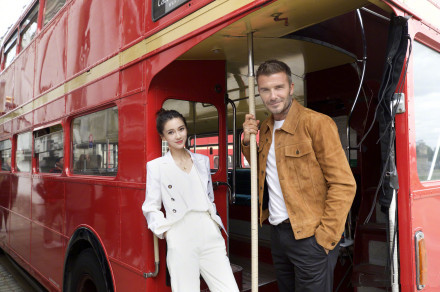 贝克汉姆晒与杨颖现身澳门,贝克汉姆和杨颖拍广告