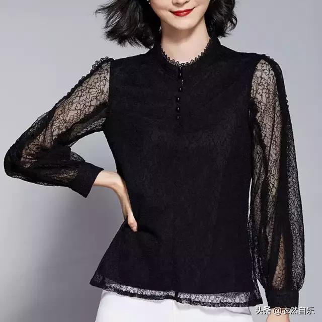 现在穿裙子早不,七分袖雪纺衫这样穿时尚洋气