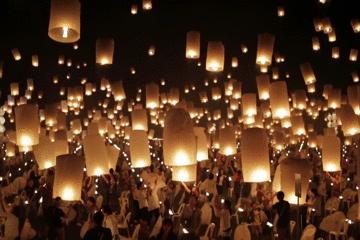 泰国清迈万人天灯节,泰国清迈万人天灯17年