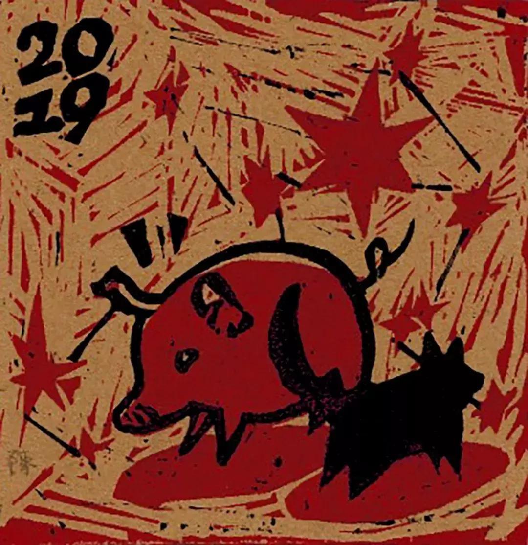 大学里的第一堂木刻版画课,清华大学美术版画欣赏