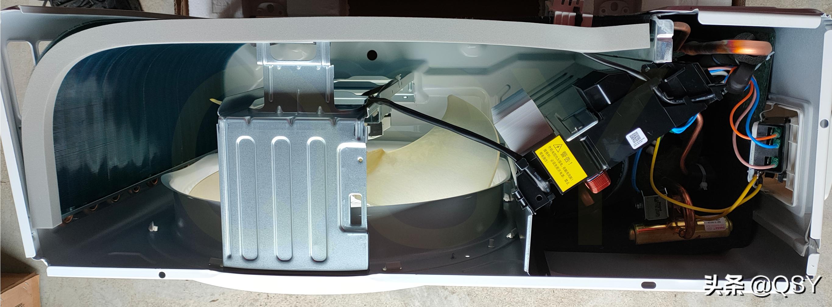 小米空调2匹n1a3拆机评测,小米新一级能效两匹立式空调拆解