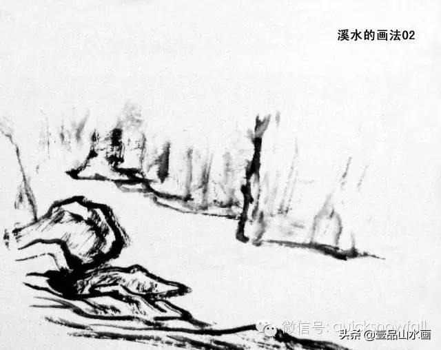 山水画教程水粉画,山水画教程水墨山水画