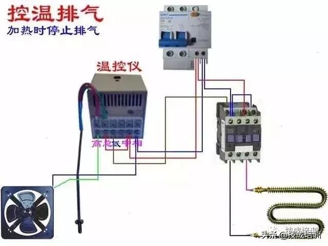 断路器电流互感器电表正确接线法,定时开关交流接触器和电表接线图