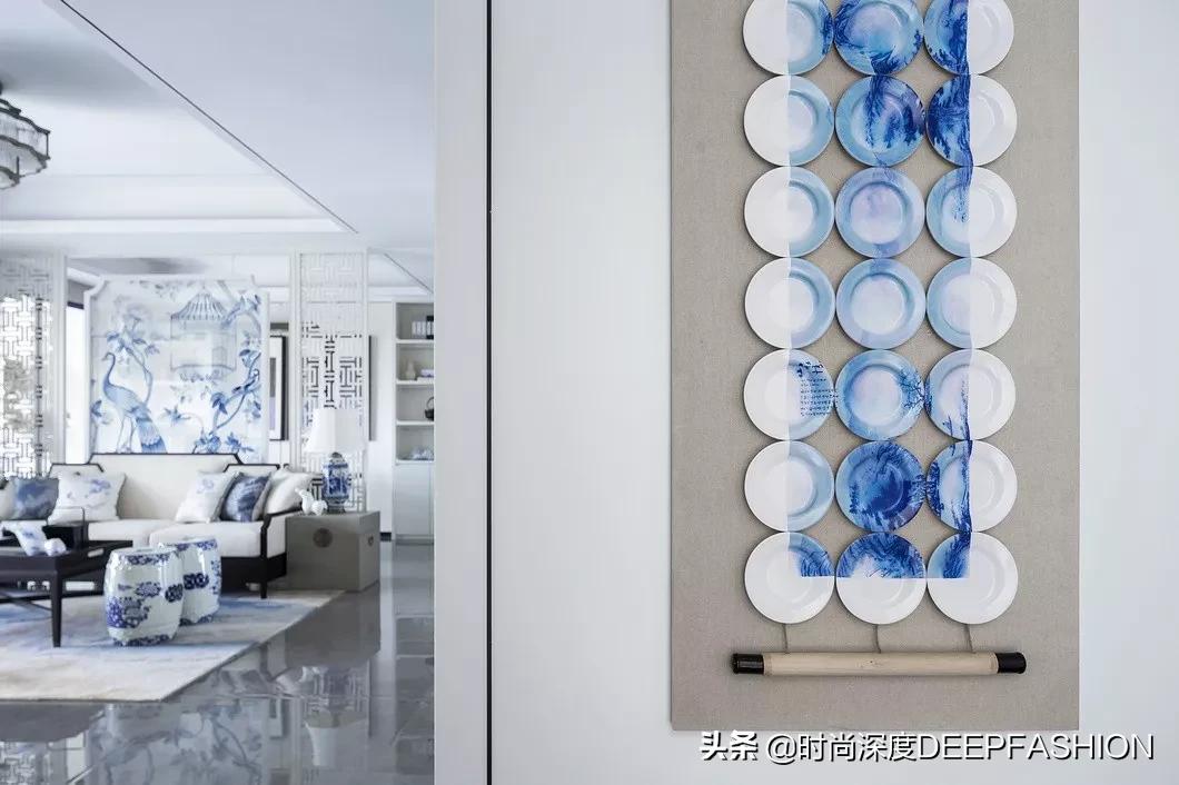 中国传统纹样“之”青花纹样