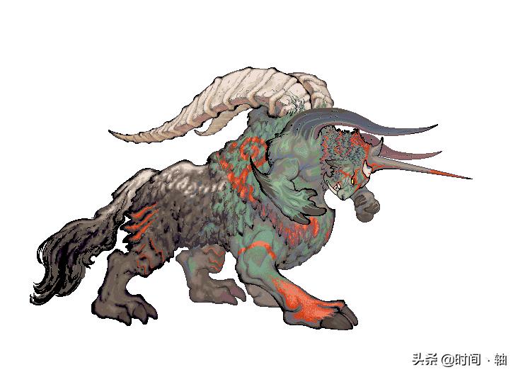 山海经异兽75种手绘,山海经异兽名字大全附图