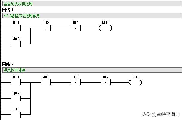 全自动洗衣机plc编程,自动洗衣机编程