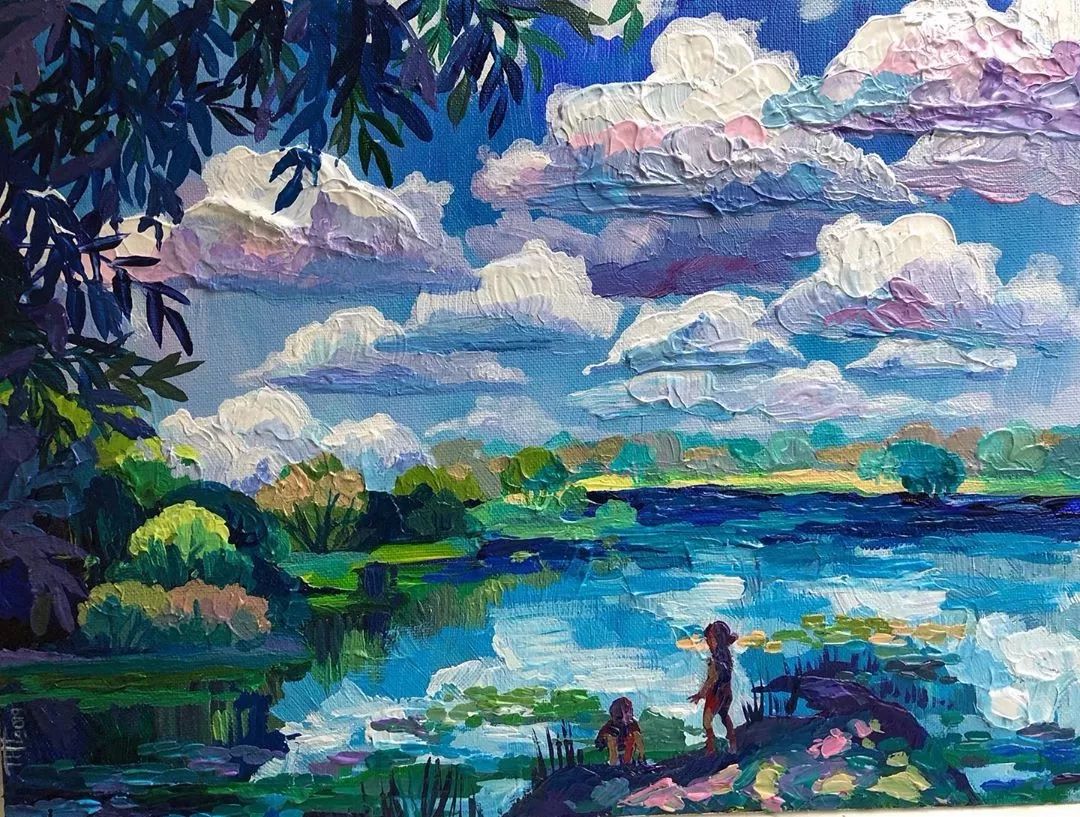 巨幅油画抽象零基础怎样画,油画基础知识油画风景应该怎么画