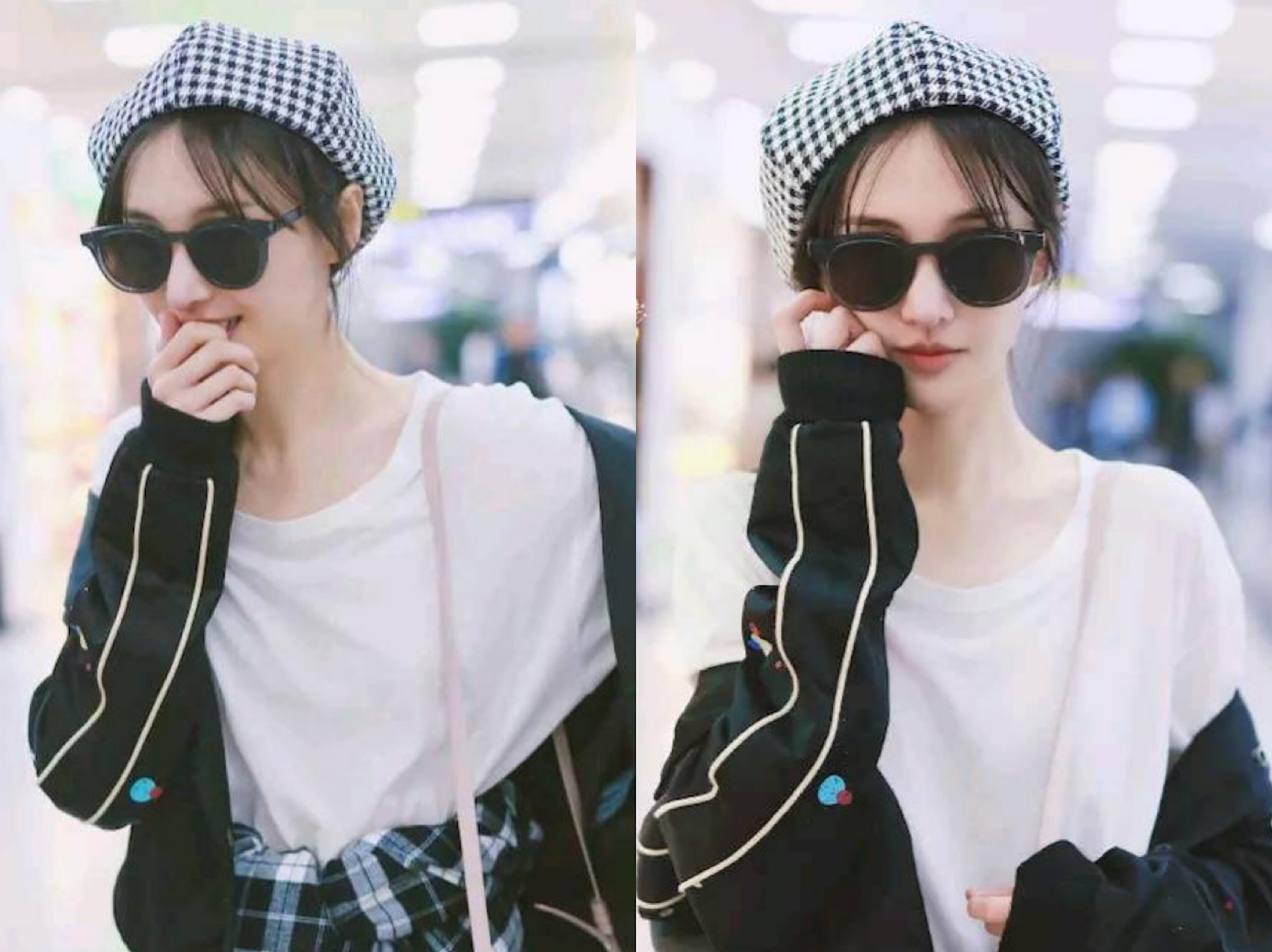 国字脸脸颊凹陷适合戴贝雷帽吗,哪种脸戴贝雷帽好看