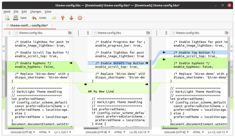 使用Meld在Linux中以图形方式比较文件和文件夹