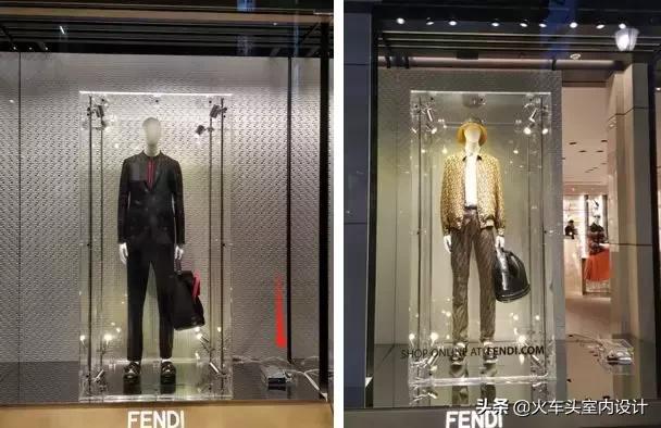 lvgucci等奢侈品门店设计,lv奢侈品店灯光设计