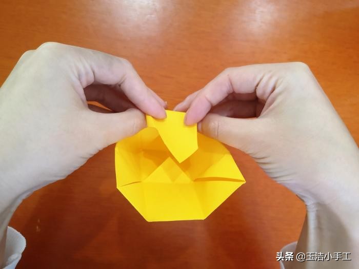 折纸双层笔筒收纳盒,双层收纳盒简单又漂亮