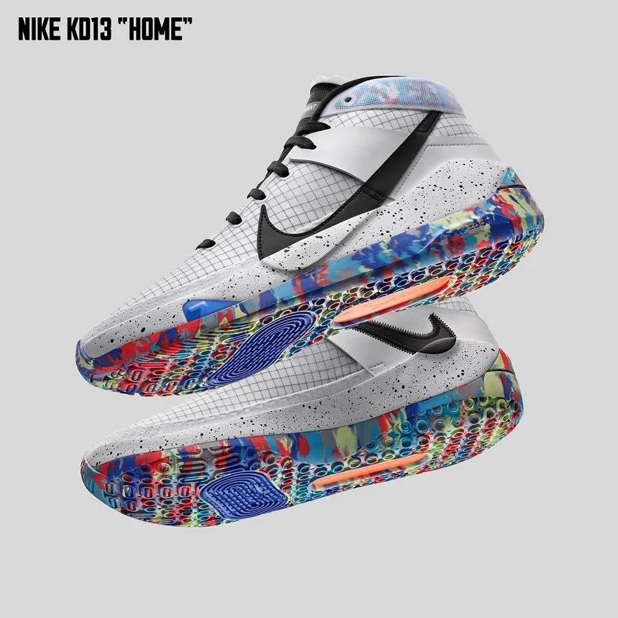 nba球鞋上脚杜兰特13,nba球星上脚杜兰特球鞋