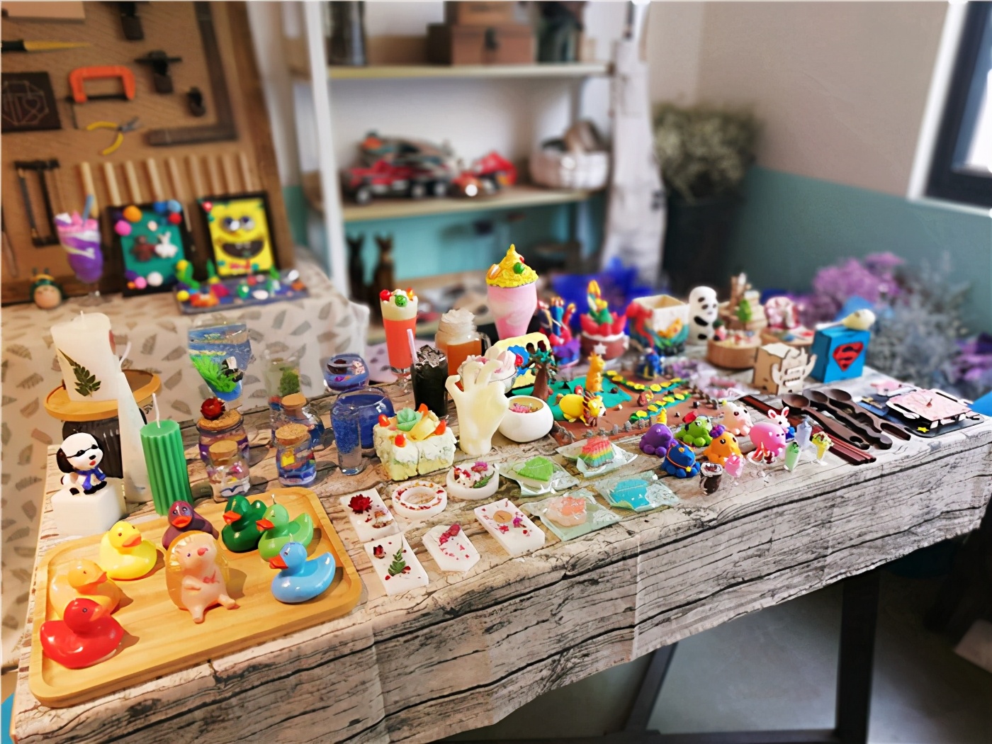 EKON手作创业加盟创意手工DIY坊加盟店基地培训成果分享