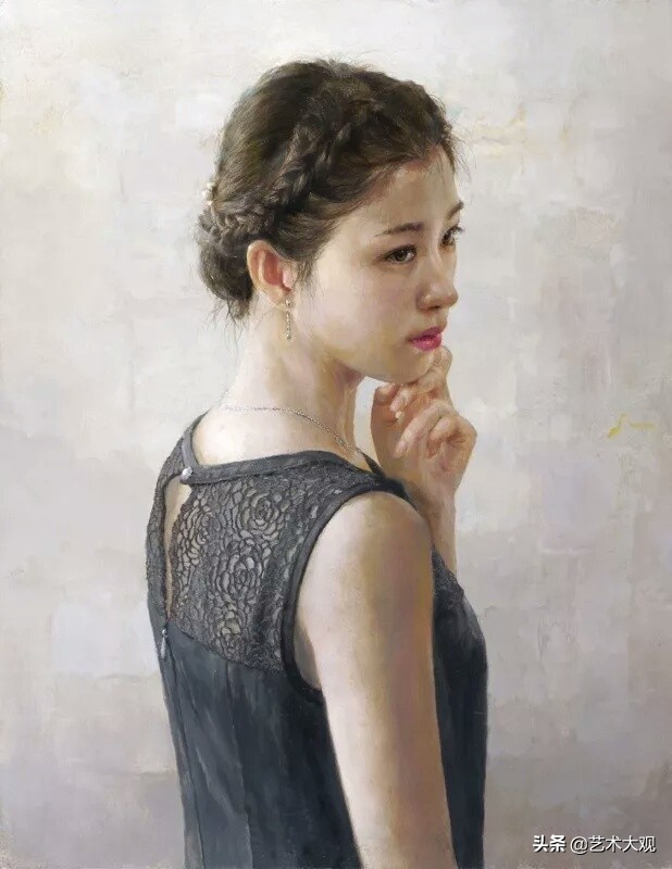 木原和敏人物油画,日本画家超写实人物油画欣赏