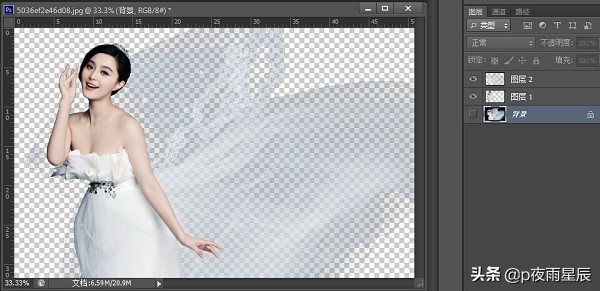 ps新手怎么利用通道抠婚纱图,ps抠婚纱照人物图的方法