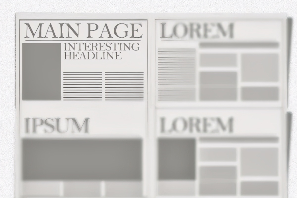 报纸的版式结构图,报纸版面编排特点