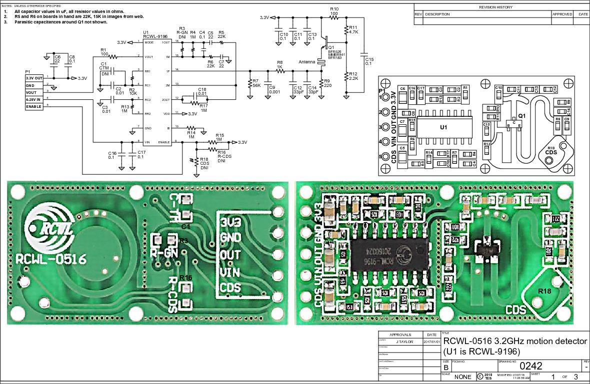 北京手扫微波感应模块,微波雷达感应检测人体动作