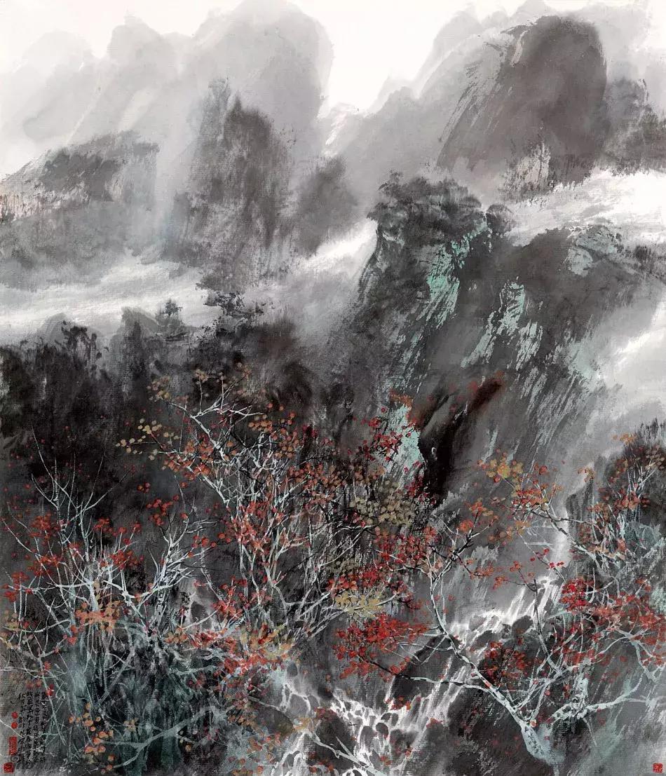 画家宋雨桂作品欣赏,宋雨桂山水书画作品