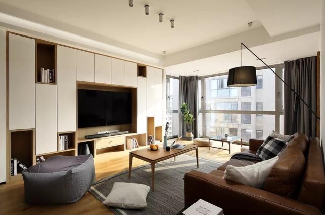 小户型电视柜设计高级感,便宜简约大气电视柜大全