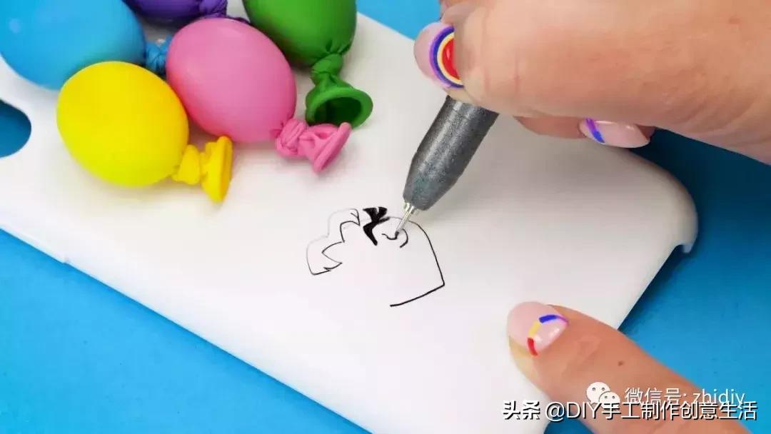 我要自律搞怪手机壳,diy手机壳最适合的配件