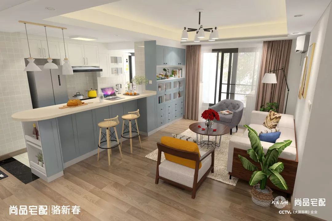 小房间榻榻米带吧台,小户型榻榻米上床下柜一体