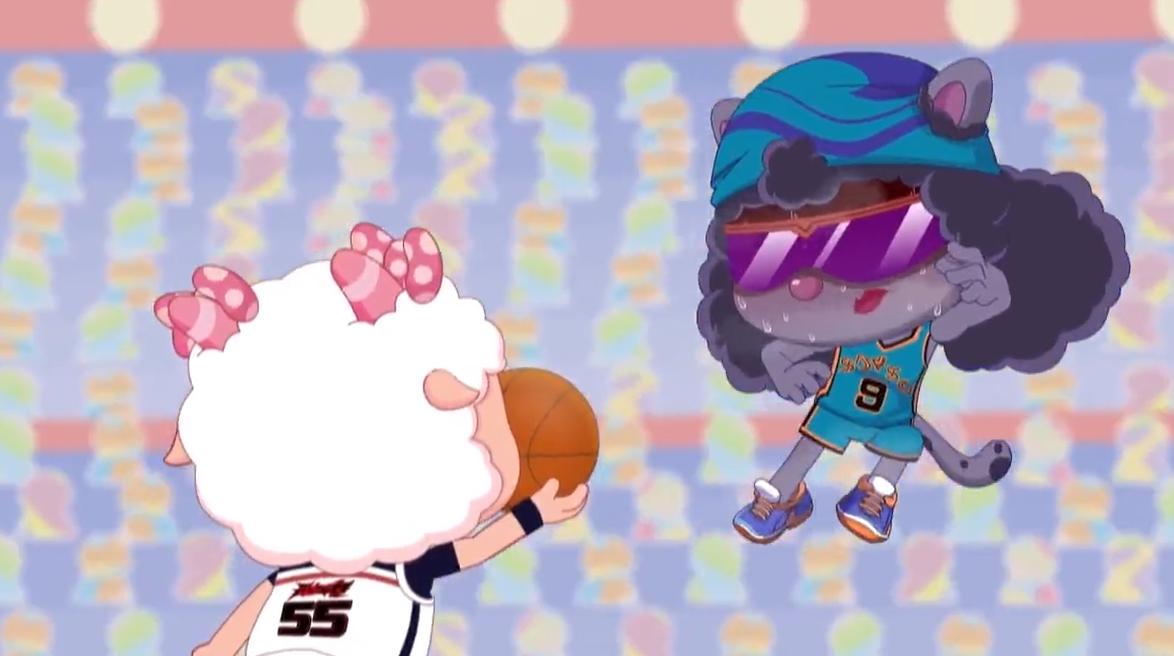 喜羊羊与灰太狼篮球年度十佳进球,喜羊羊五佳球队