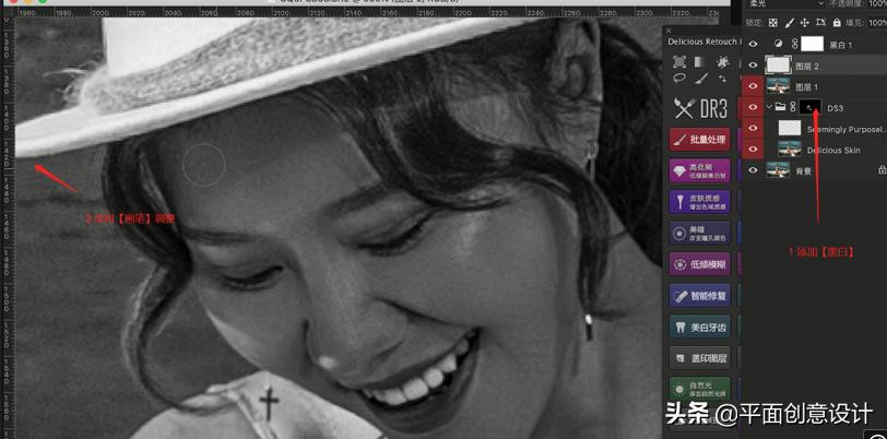 ps教程赛博朋克风格调色人像篇,ps人像修图先调色还是先磨皮